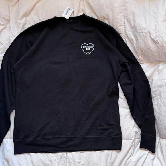 Heartbreakers club crewneck sweatshirt black sz XL  goth skater streetwear - Picture 4 of 7